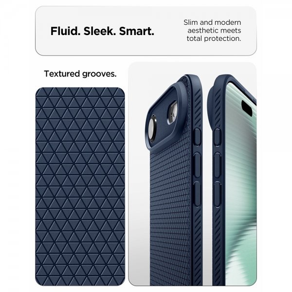Spigen iPhone Air Cover Liquid Air Navy Blue