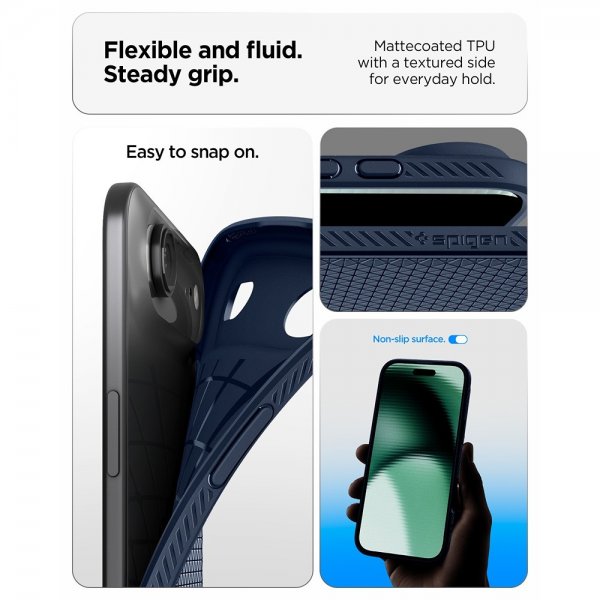 Spigen iPhone Air Cover Liquid Air Navy Blue