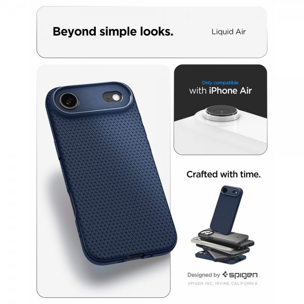 Spigen iPhone Air Cover Liquid Air Navy Blue