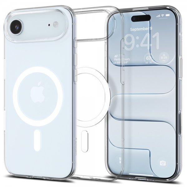 Spigen iPhone Air Cover Liquid Crystal MagFit Clear White