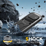 R-JUST iPhone Air Cover Metal Stødsikkert Sort