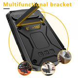 R-JUST iPhone Air Cover Metal Stødsikkert Sort