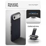 Spigen iPhone Air Cover Nano Pop MagFit Black Sesame