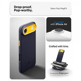 Spigen iPhone Air Cover Nano Pop MagFit Blåbær Navy