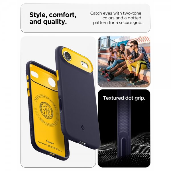 Spigen iPhone Air Cover Nano Pop MagFit Blåbær Navy