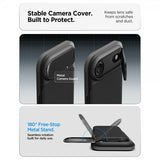 Spigen iPhone Air Cover Optik Armor MagFit Sort