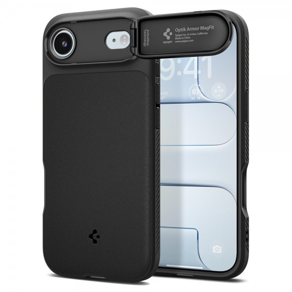 Spigen iPhone Air Cover Optik Armor MagFit Sort