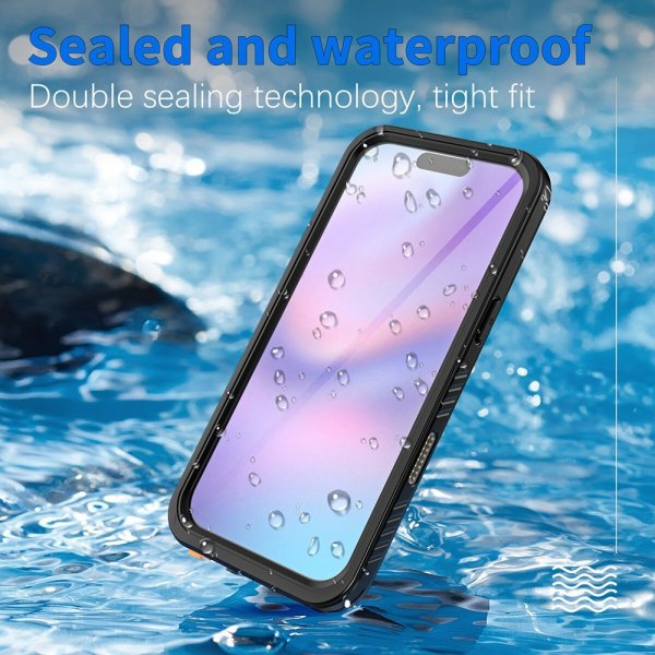 4smarts iPhone Air Cover Stærk IP68 MagSafe Sort