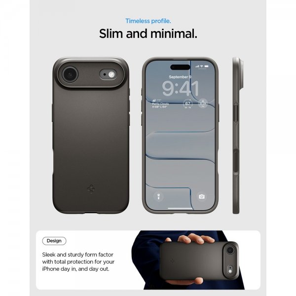 Spigen iPhone Air Cover Thin Fit MagFit Gunmetal