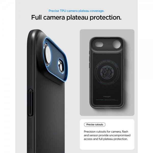 Spigen iPhone Air Cover Thin Fit MagFit Sort