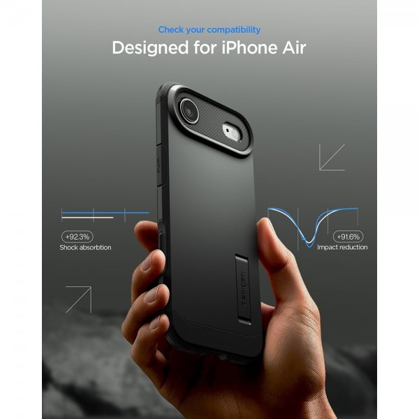 Spigen iPhone Air Cover Tough Armor T MagFit Sort