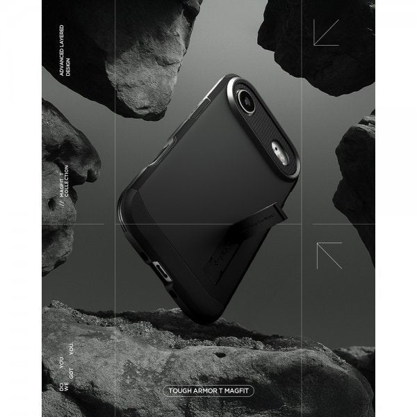 Spigen iPhone Air Cover Tough Armor T MagFit Sort