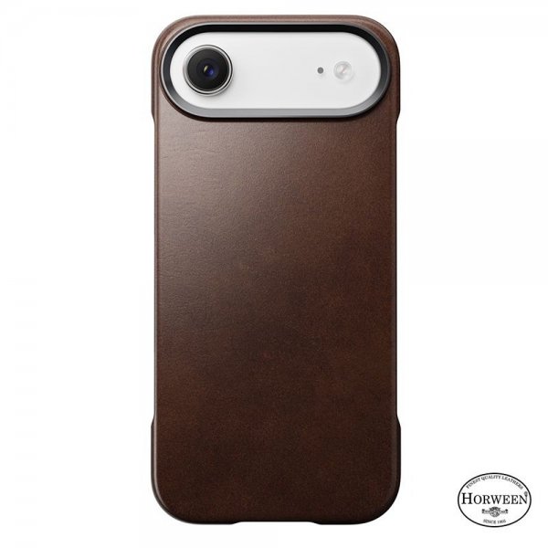 Nomad iPhone Air Skal Traditionelt Læderetui Horween Rustic Brown