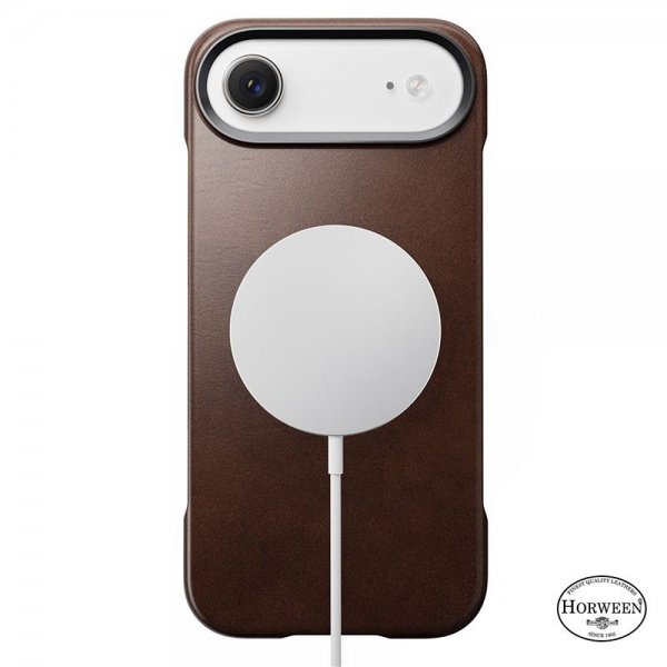 Nomad iPhone Air Skal Traditionelt Læderetui Horween Rustic Brown