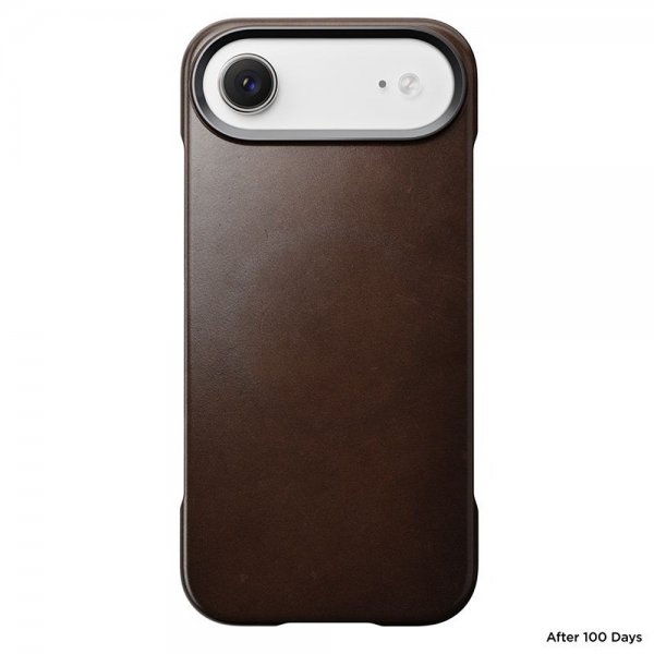 Nomad iPhone Air Skal Traditionelt Læderetui Horween Rustic Brown