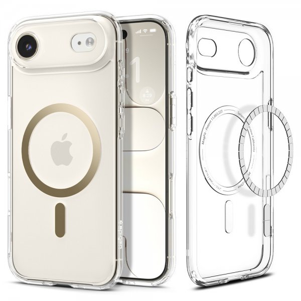 Spigen iPhone Air Cover Ultra Hybrid MagFit Clear Gold