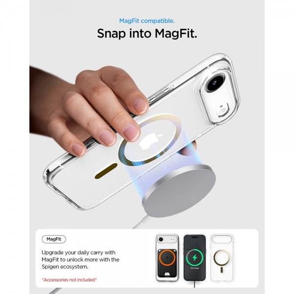 Spigen iPhone Air Cover Ultra Hybrid MagFit Clear Gold