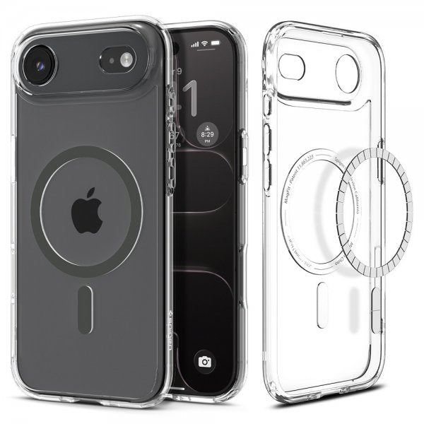 Spigen iPhone Air Cover Ultra Hybrid MagFit Clear Graphite