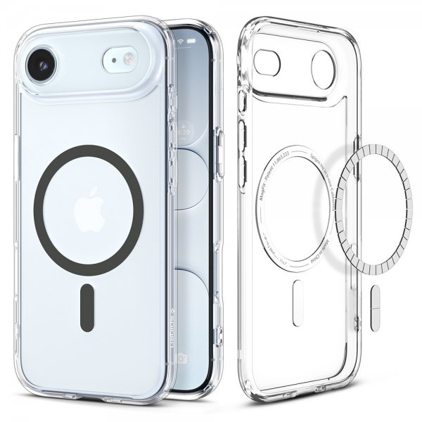 Spigen iPhone Air Cover Ultra Hybrid MagFit Clear Graphite