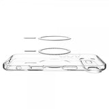 Spigen iPhone Air Cover Ultra Hybrid MagFit Clear Graphite