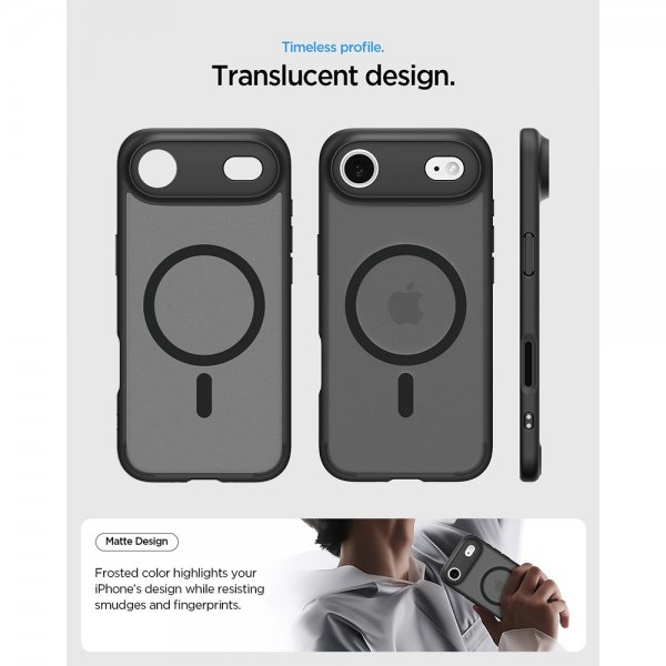Spigen iPhone Air Cover Ultra Hybrid MagFit Frost Black