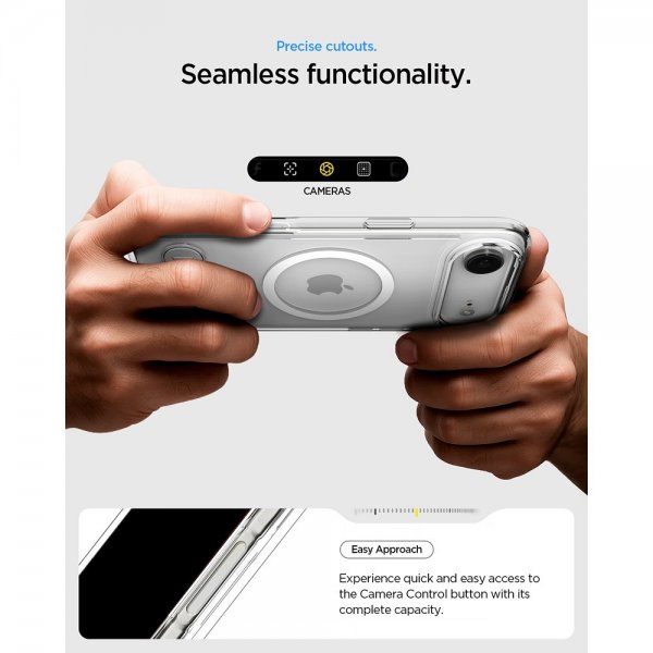 Spigen iPhone Air Cover Ultra Hybrid S MagFit Clear White