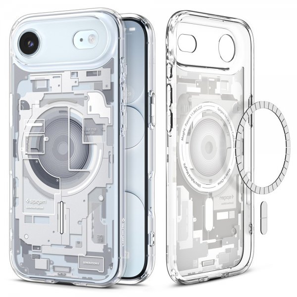 Spigen iPhone Air Cover Ultra Hybrid Zero One MagFit Hvid
