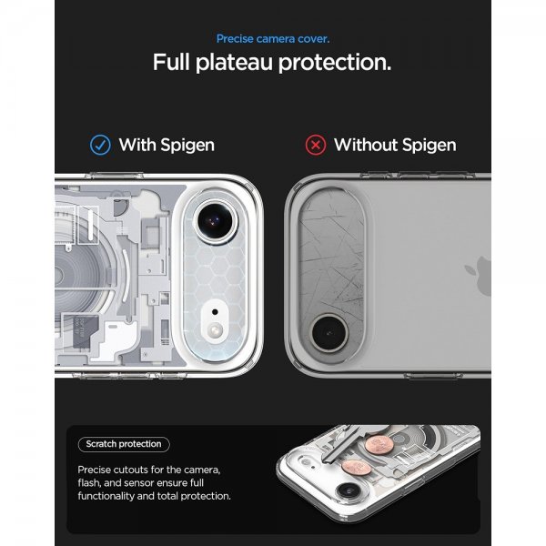 Spigen iPhone Air Cover Ultra Hybrid Zero One MagFit Hvid