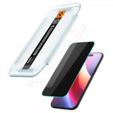 Spigen iPhone Air Skærmbeskytter GLAS.tR EZ Fit Privacy 2-pak