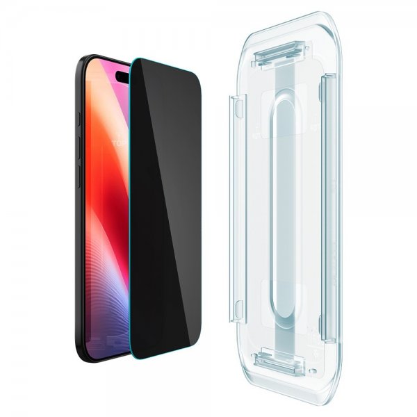 Spigen iPhone Air Skærmbeskytter GLAS.tR EZ Fit Privacy 2-pak