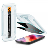 Spigen iPhone Air Skærmbeskytter GLAS.tR EZ Fit Privacy 2-pak