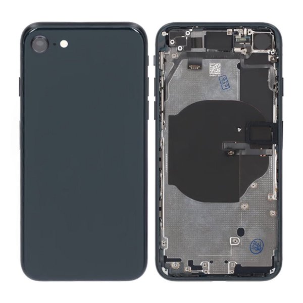 iPhone SE 2020 Bagside med Komplet Ramme OEM - Sort