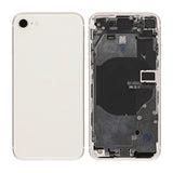 iPhone SE 2020 Bagside med Komplet Ramme OEM - Hvid