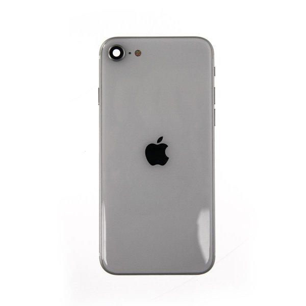 iPhone SE 2020 Bagside med Komplet Ramme - Hvid