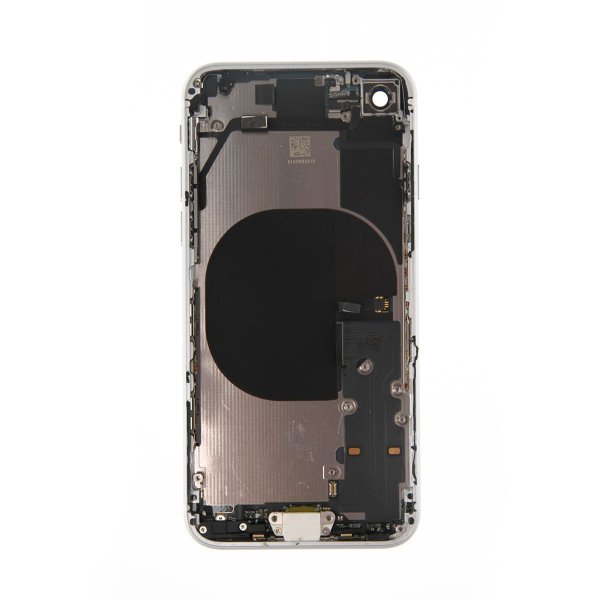 iPhone SE 2020 Bagside med Komplet Ramme - Hvid