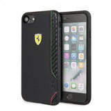Ferrari iPhone 7/8/SE Skal On Track Sort