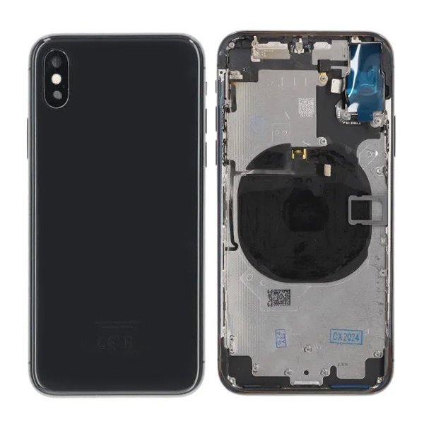 iPhone X Bagside med Komplet Ramme OEM - Sort
