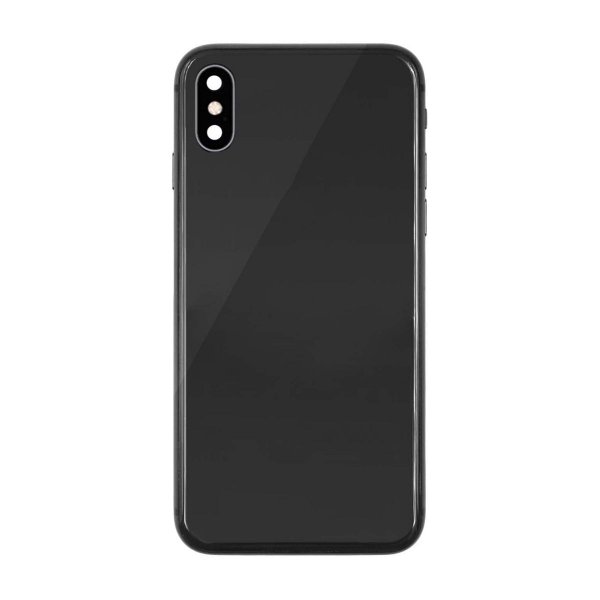 iPhone X Bagside med Komplet Ramme - Sort