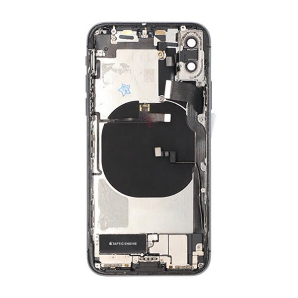 iPhone X Bagside med Komplet Ramme - Sort