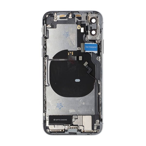 iPhone X Bagside med Komplet Ramme - Hvid
