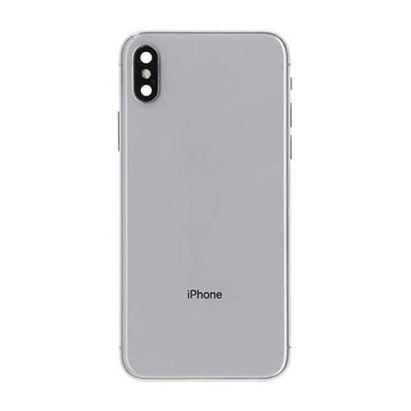 iPhone X Bagside med Komplet Ramme - Hvid