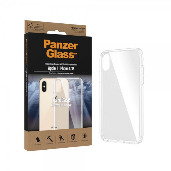 PanzerGlass iPhone X/Xs Cover HardCase Transparent