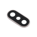 iPhone X Kameralinse med Ramme - Hvid