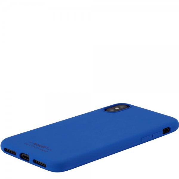 holdit iPhone X/Xs Cover Silikone Royal Blue