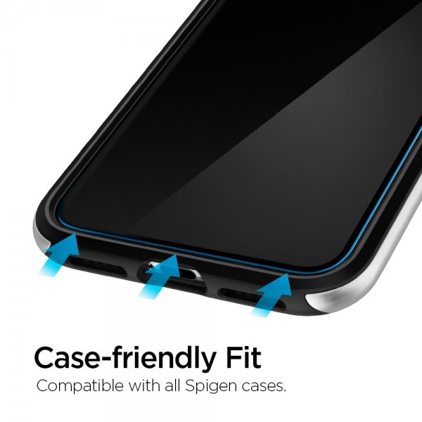 Spigen iPhone X/Xs/11 Pro Skærmbeskyttelse GLAS.tR ALIGNmaster 2-pak