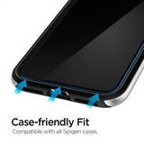 Spigen iPhone X/Xs/11 Pro Skærmbeskyttelse GLAS.tR ALIGNmaster 2-pak
