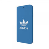 Adidas iPhone X/Xs Cover OR Booklet Case FW19 Bluebird White