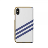 Adidas iPhone X/Xs Cover ELLER Booklet Case SS19 Hvid Blå
