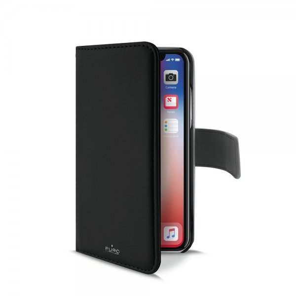 Puro iPhone X/Xs Cover Wallet Detachable 2-i-1 Sort