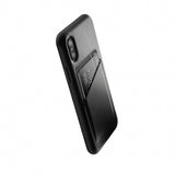 Mujjo iPhone X/Xs Skal Full Leather Wallet Case Sort